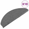 10 db szürke öntapadó lépcsőszőnyeg 65 x 22,5 x 3,5 cm