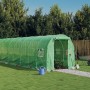 Zöld acélvázas melegház 12 m² 6 x 2 x 2 m