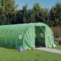 Zöld acélvázas melegház 60 m² 20 x 3 x 2 m