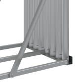 Zöld horganyzott acél fatörzstartó 300 x 45 x 100 cm Zöld horganyzott acél fatörzstartó 300 x 45 x 100 cm