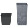 Szürke pp ültetvény kivehető belsővel 21/49 l beton megjelenés