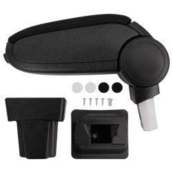 Autós kartámasz fekete 11,5x32x(30-50) cm abs