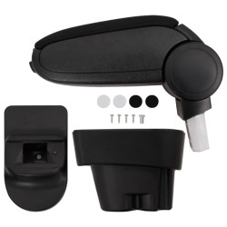 Autós kartámasz fekete 12x36x(33,5-48) cm abs