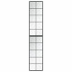2 db fekete fém fali tükör 100x40 cm 2 db fekete fém fali tükör 100x40 cm