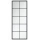 2 db fekete fém fali tükör 100x40 cm 2 db fekete fém fali tükör 100x40 cm