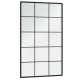 6 db fekete fém fali tükör 100x60 cm 6 db fekete fém fali tükör 100x60 cm
