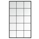 6 db fekete fém fali tükör 100x60 cm 6 db fekete fém fali tükör 100x60 cm