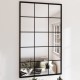 6 db fekete fém fali tükör 100x60 cm 6 db fekete fém fali tükör 100x60 cm