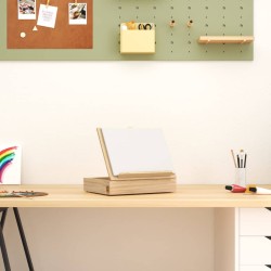 Tömör fenyőfa asztali festőállvány fiókkal 33,5 x 25,5 x 7 cm