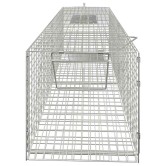 Horganyzott vas állatcsapda 64,5 x 25 x 26,5 cm Horganyzott vas állatcsapda 64,5 x 25 x 26,5 cm