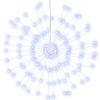 2 db karácsonyi hideg fehér csillagfény 140 db led 17 cm