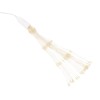 2 db karácsonyi hideg fehér csillagfény 140 db led 17 cm