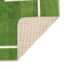 Zöld mosható futballpálya gyerekszőnyeg 160x230 cm