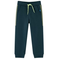 Gyerek melegítőnadrág húzózsinórral moss green 92