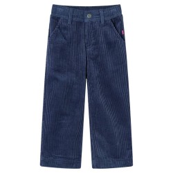 Tengerészkék kordbársony gyereknadrág 92