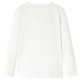 Ekrü színű hosszú ujjú gyerekpóló 128