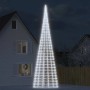 Hideg fehér led karácsonyfa 3000 led 800 cm