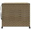 Rattan szennyeskosár kerekekkel 66x35x60 cm