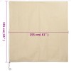 4 db növényvédő huzat cipzárral 70 g/m² 1,55x1,55 m