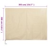 2 db növényvédő huzat cipzárral 70 g/m² 3,93 x 3 m