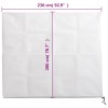 4 db növényvédő huzat cipzárral 70 g/m² 2,36 x 2 m