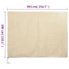 4 db növényvédő huzat cipzárral 70 g/m² 3,93 x 3 m
