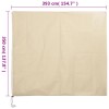 4 db növényvédő huzat cipzárral 70 g/m² 3,93 x 3,5 m