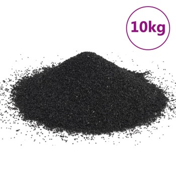 10 kg fekete akváriumhomok 0,2-2 mm