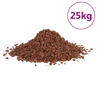 Piros vulkanikus kőzetek 5-8 mm 25 kg
