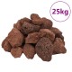 Piros vulkanikus kőzetek 5-8 cm 25 kg