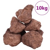 Piros vulkanikus kőzetek 10-30 cm 10 kg Piros vulkanikus kőzetek 10-30 cm 10 kg