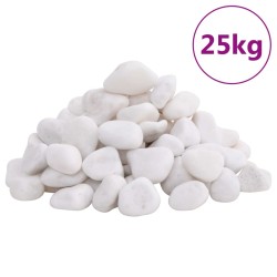 Fehér csiszolt kavics 2-5 cm 25 kg