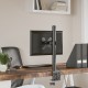 Fekete acél monitorállvány vesa 75/100 mm Fekete acél monitorállvány vesa 75/100 mm