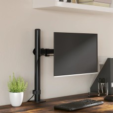 Fekete acél monitorállvány vesa 75/100 mm