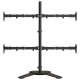 Fekete acél monitorállvány vesa 75/100 mm