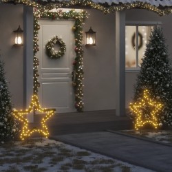 Karácsonyi csillag fénydekoráció 115 led 85 cm