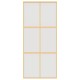 Aranyszínű esg tejüveg és alumínium tolóajtó 90 x 205 cm