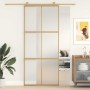 Aranyszínű esg tejüveg és alumínium tolóajtó 90 x 205 cm