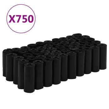 750 db fekete pe kutyapiszok zacskó 30 x 20 cm