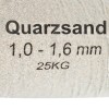 Szűrőhomok 25 kg 1,0-1,6 mm