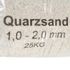 Szűrőhomok 25 kg 1,0-2,0 mm