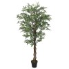 Zöld mű juharfa 672 levéllel 180 cm