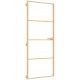 Arany edzett üveg és alumínium vékony beltéri ajtó 83x201,5 cm
