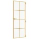 Arany edzett üveg és alumínium vékony beltéri ajtó 76x201,5 cm
