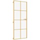 Arany edzett üveg és alumínium vékony beltéri ajtó 83x201,5 cm