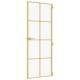 Arany edzett üveg és alumínium vékony beltéri ajtó 83x201,5 cm
