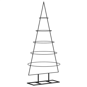 | fém karácsonyfa | állvánnyal 125 cm porszórt acél