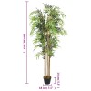 Zöld mű bambuszfa 1605 levéllel 180 cm
