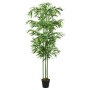 Zöld mű bambuszfa 240 levéllel 80 cm