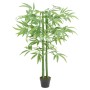 Zöld mű bambuszfa 384 levéllel 120 cm